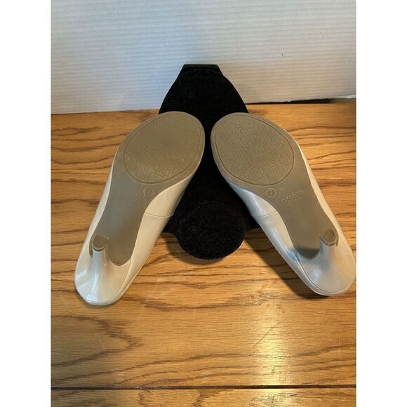 George High Heeled Pumps Beige Size 7 - Picture 7 of 11